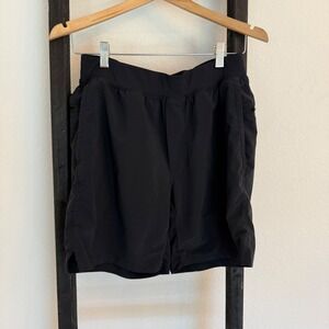 Fabletics Mens Black Athletic‎ Running Shorts Workout Activewear Training Gym